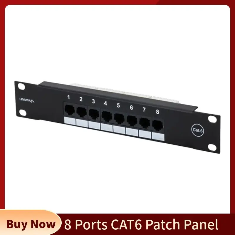 Patch Panel Cat6 - Network Adapter 8 Port CAT6 Patch