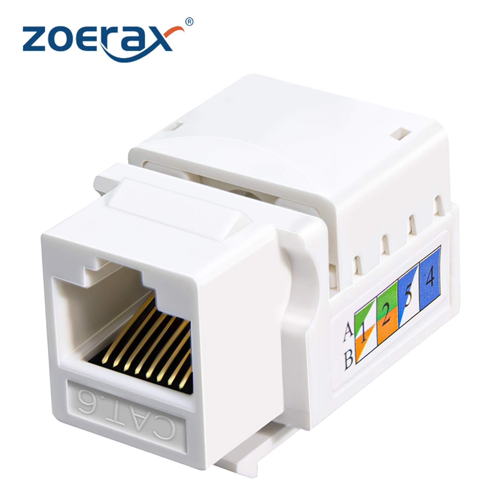 Patch Panel Cat6 - ZoeRax CAT6 CAT5E RJ45 Keystone Jack