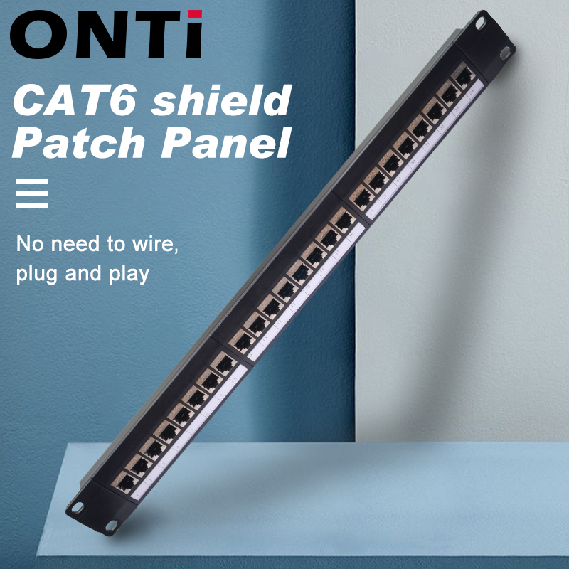 ONTi 19in 1U Rack 24 Port CAT6 - огляд і ціна Patch Panel Cat6