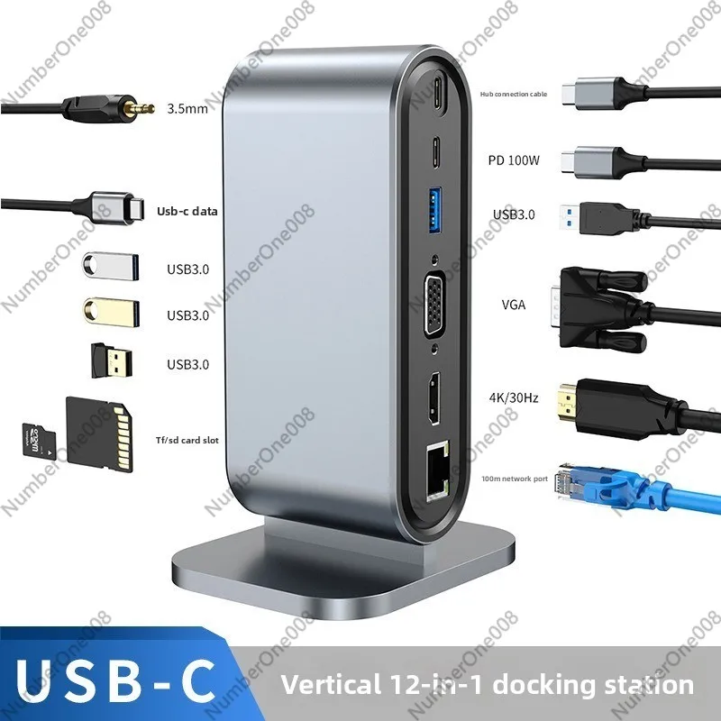 12-Port Vertical USB Docking S - огляд і ціна Multi Port Usb Hub