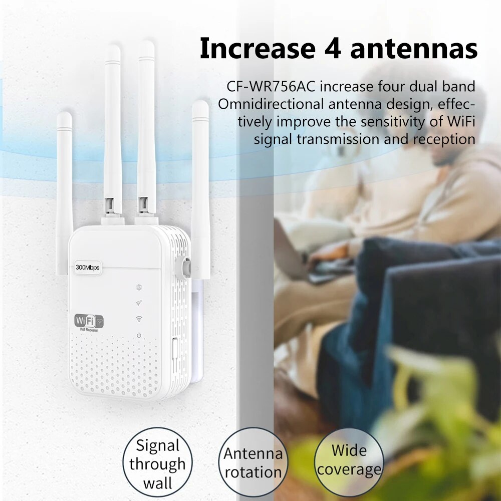 300Mbps Wireless WiFi Repeater - огляд і ціна Wifi Range Extender