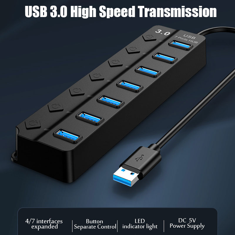 USB Hub USB 3.0 Power Adapter  - огляд і ціна Multi Port Usb Hub