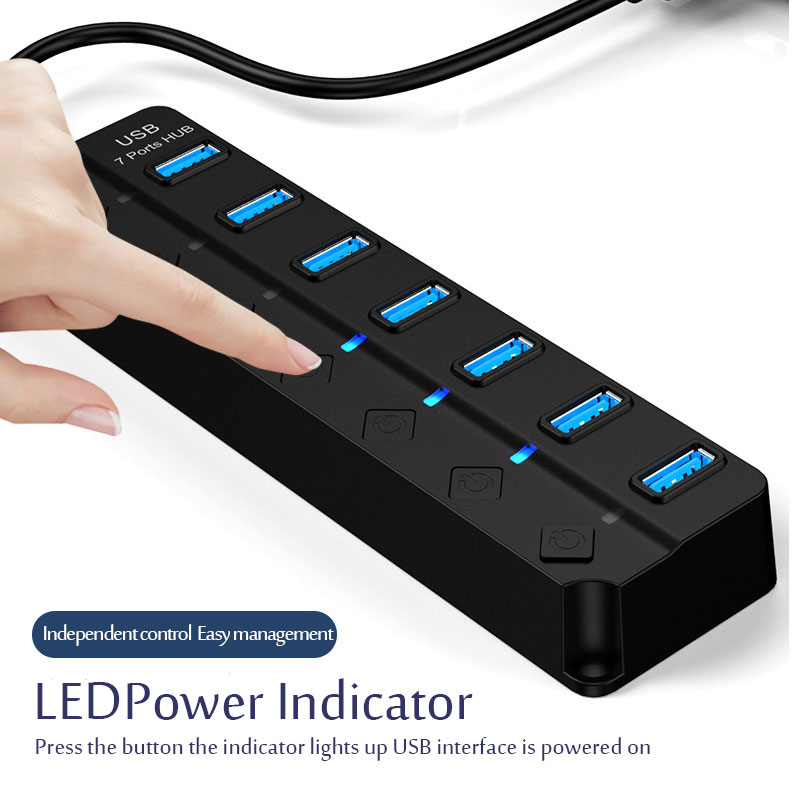 USB Hub USB 3.0 Power Adapter  - огляд і ціна Multi Port Usb Hub