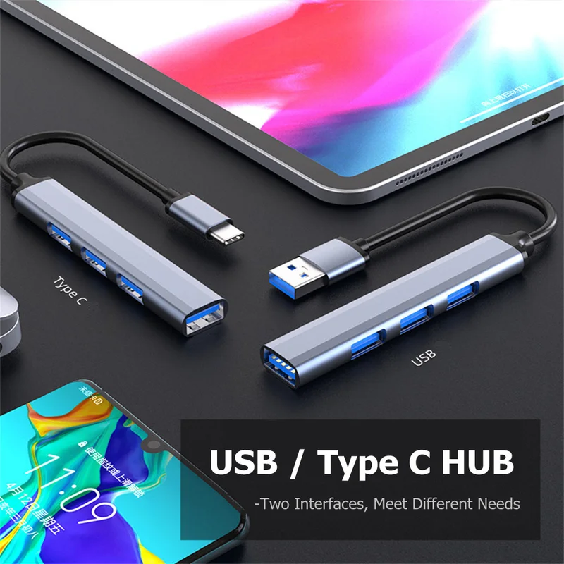 4-Port USB-C Hub 3.0/3.1-Multi - огляд і ціна Multi Port Usb Hub