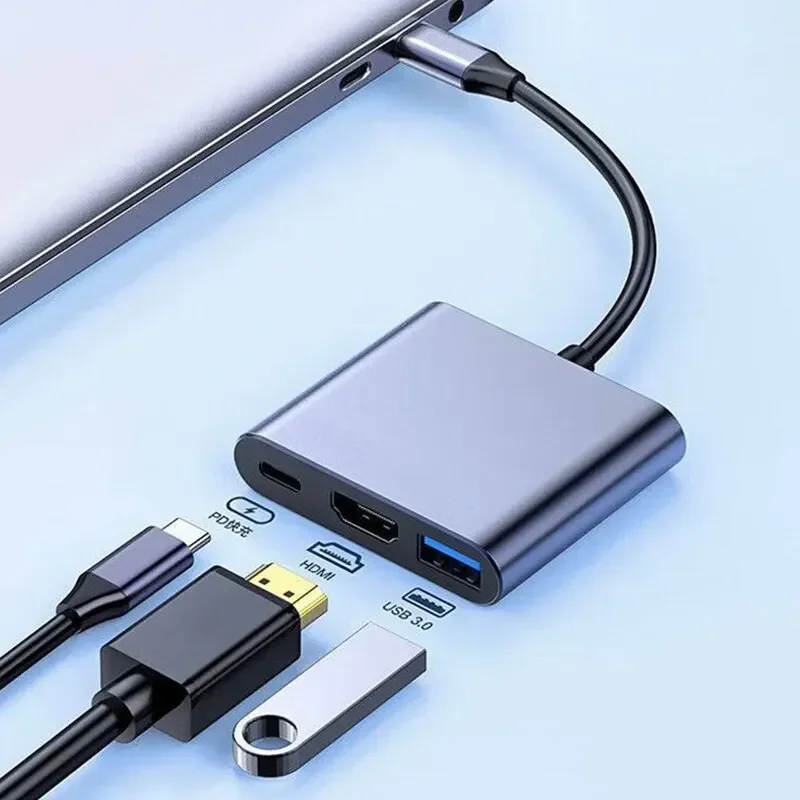 Type-C 3-in-1 Multiport Adapte - огляд і ціна Multi Port Usb Hub