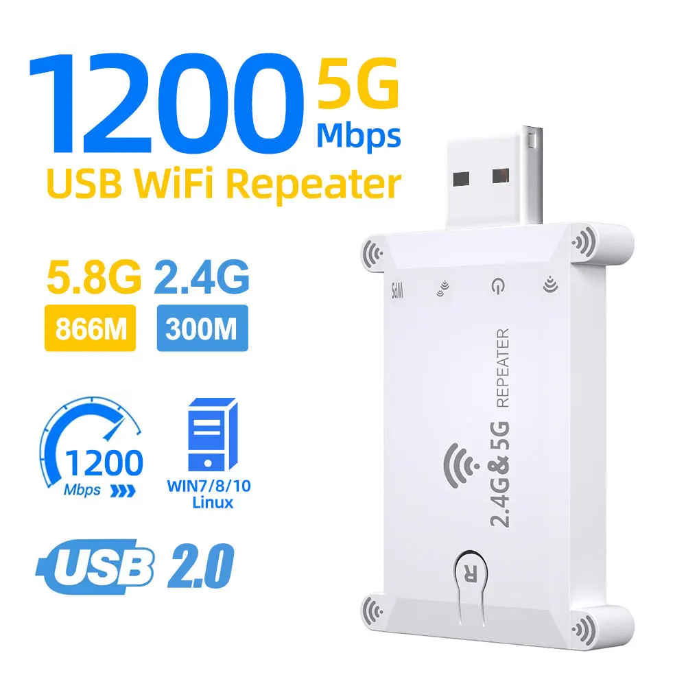 WiFi FIY 2.4g/5g Usb Wifi Repe - огляд і ціна Wifi Range Extender